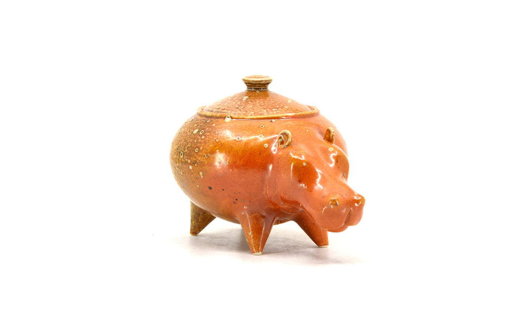 Hippopotamus spice jar 003