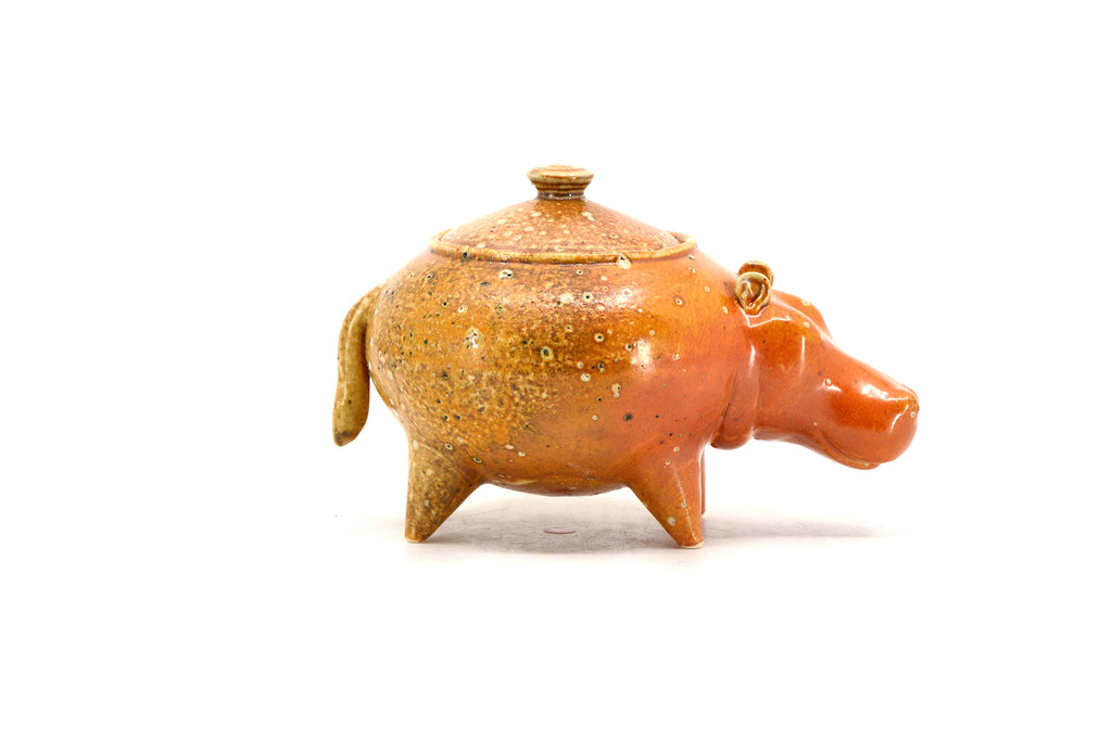 Hippopotamus spice jar 003