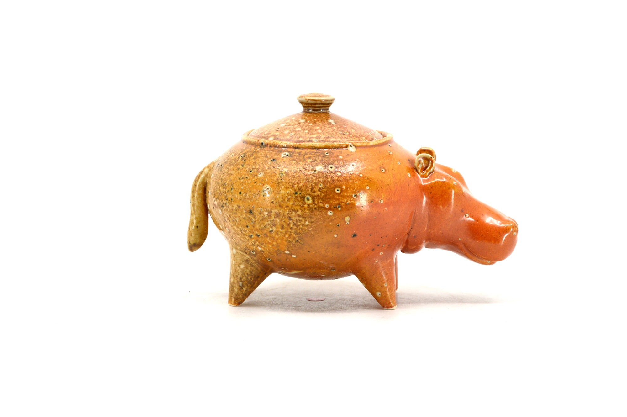 Hippopotamus spice jar 003