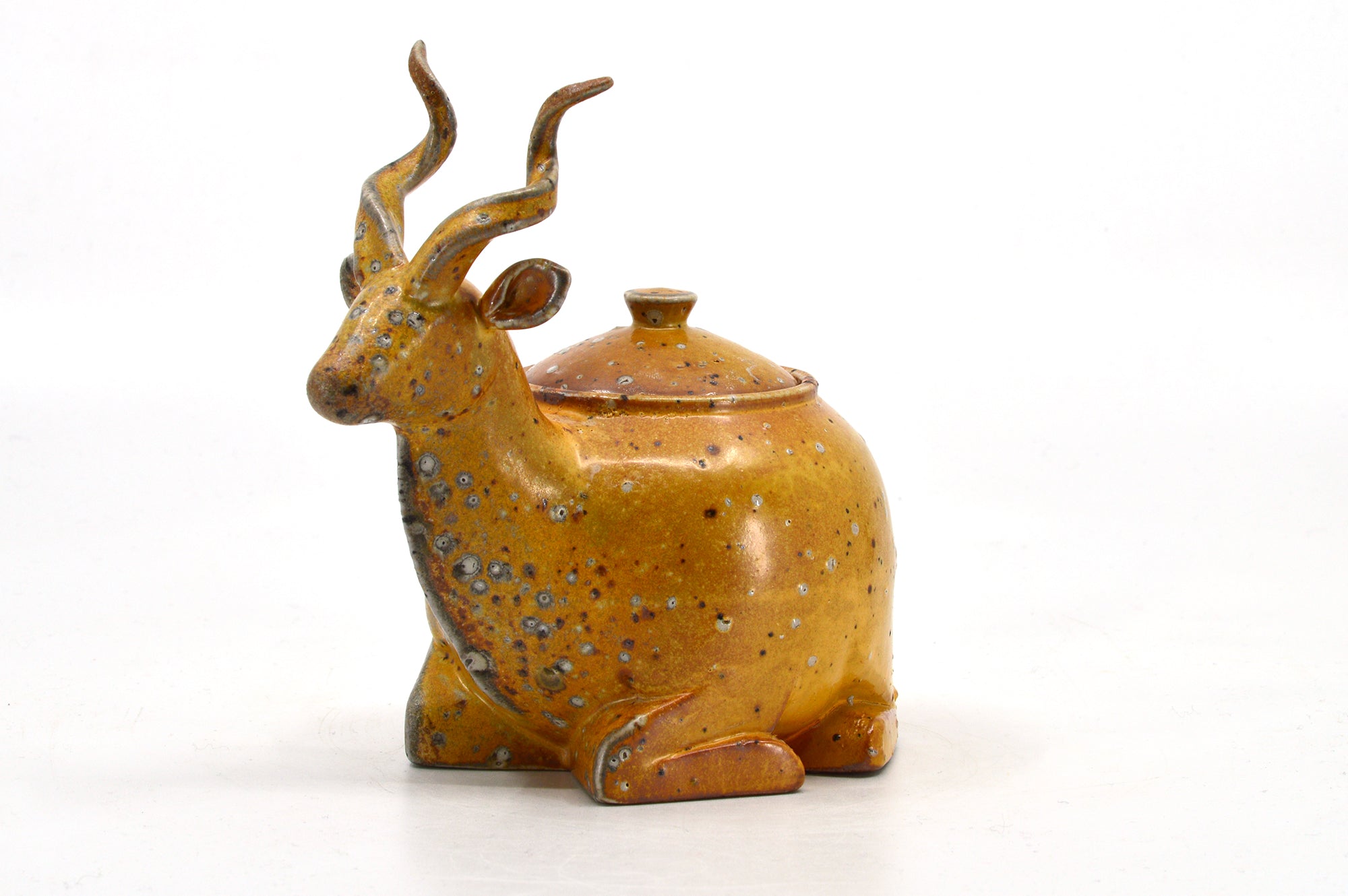 Greater Kudu spice jar 012