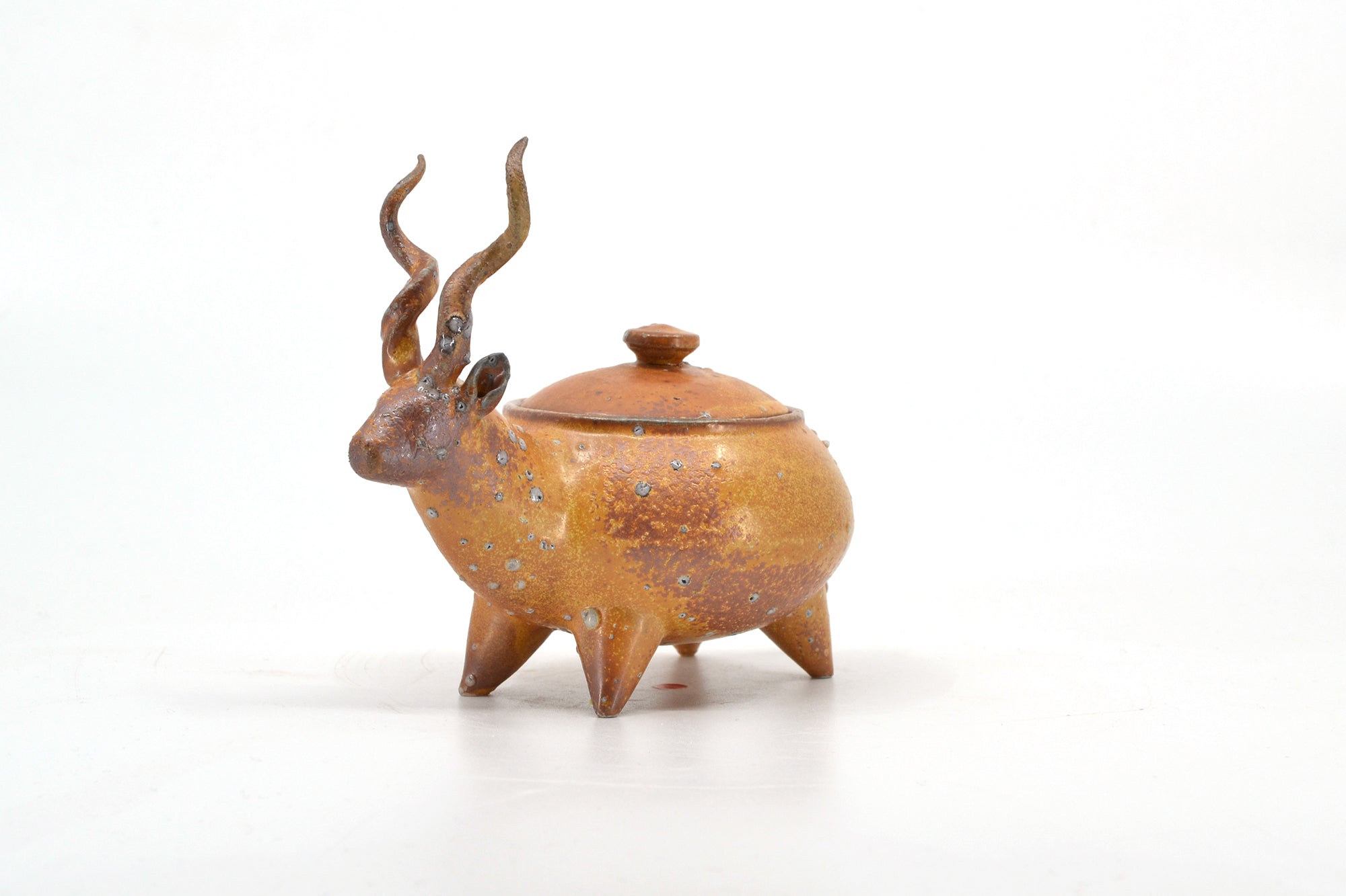 Greater Kudu spice jar 085
