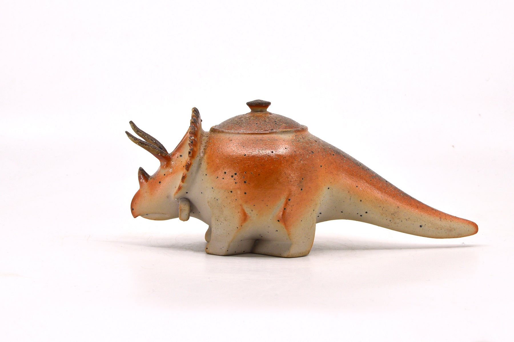 Triceratops spice jar 063