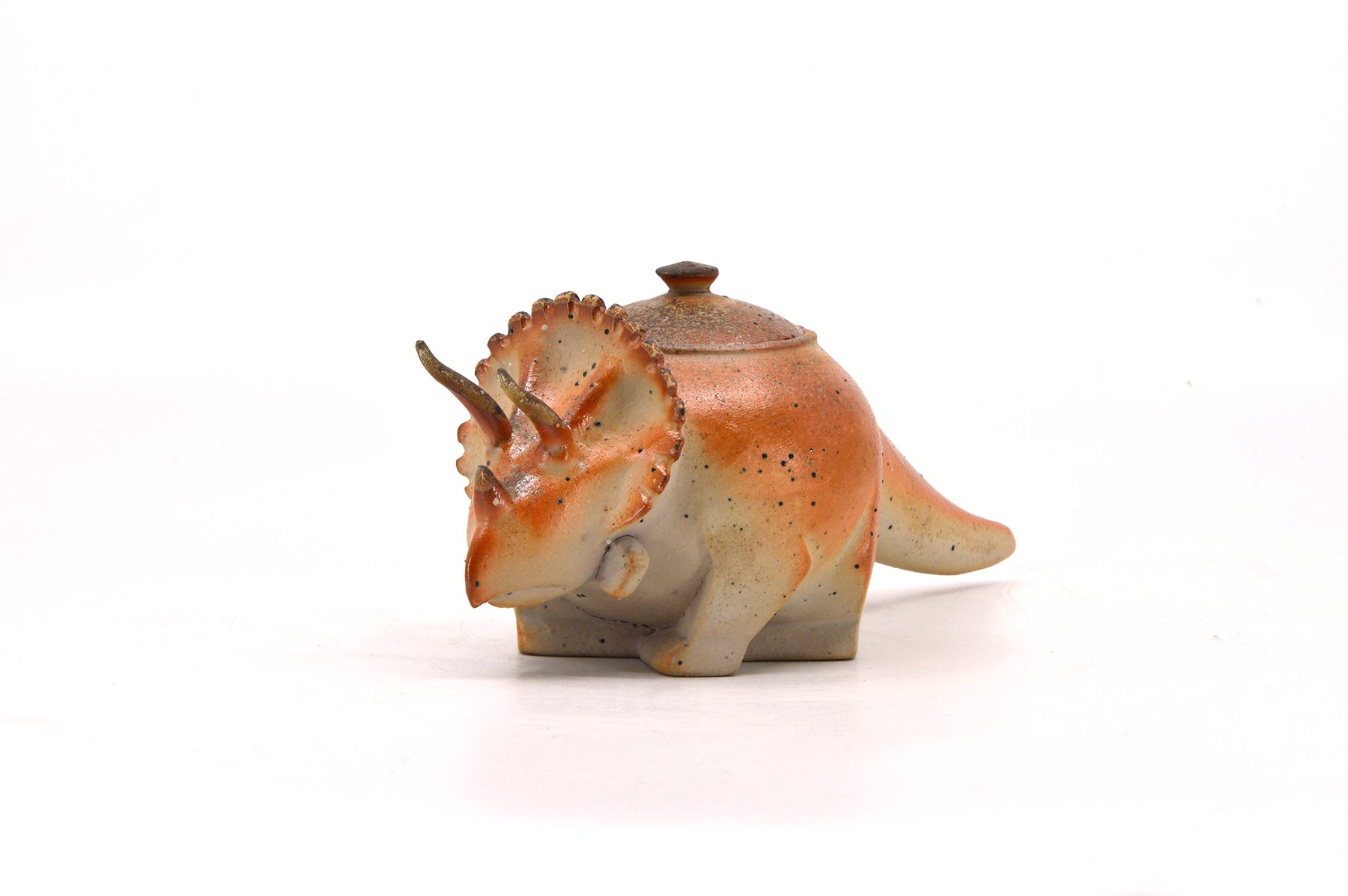 Triceratops spice jar 063