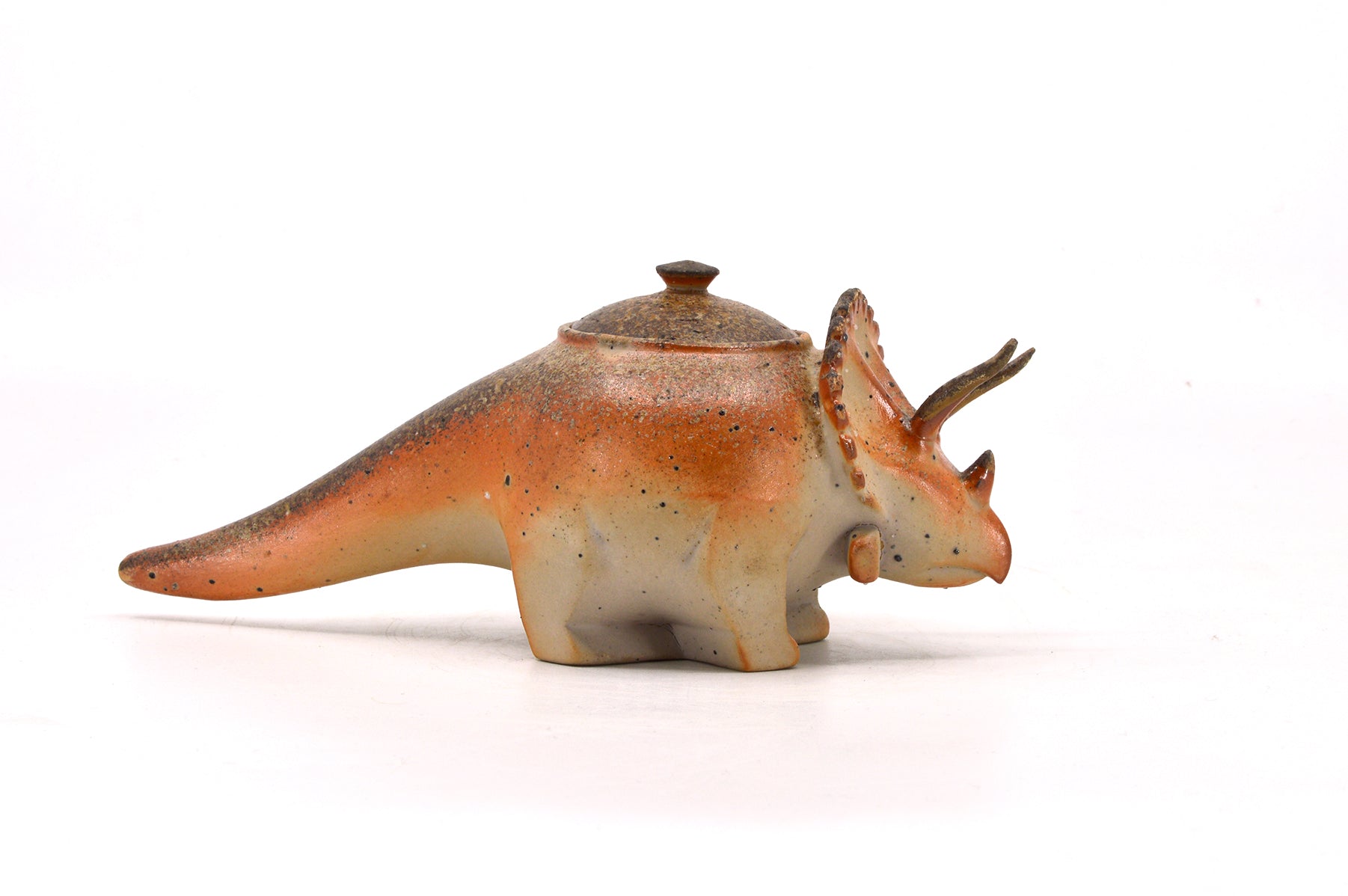 Triceratops spice jar 063