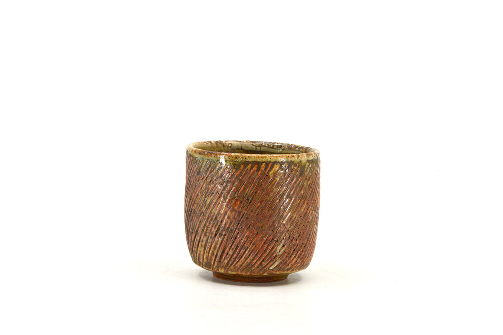 Diagonal fluted sipper 072